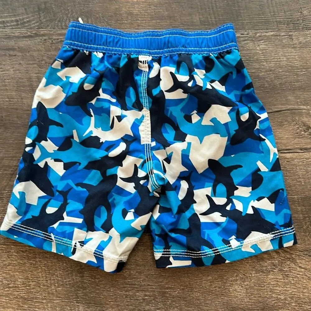 Gymboree 18-24 Month‎ Baby Boy Shark Swim Trunks NWOT